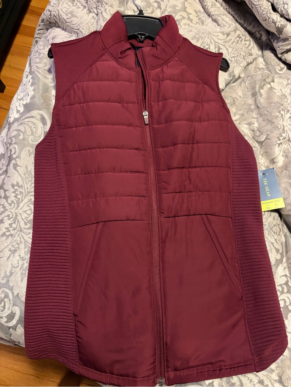 Kohl's Quilted Burgundy Women's Vest
